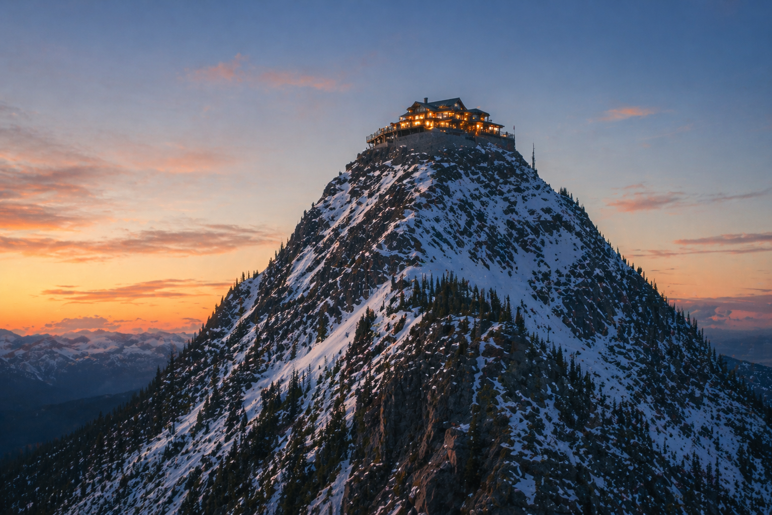 High altitude restaurant with an ENERVEX fan